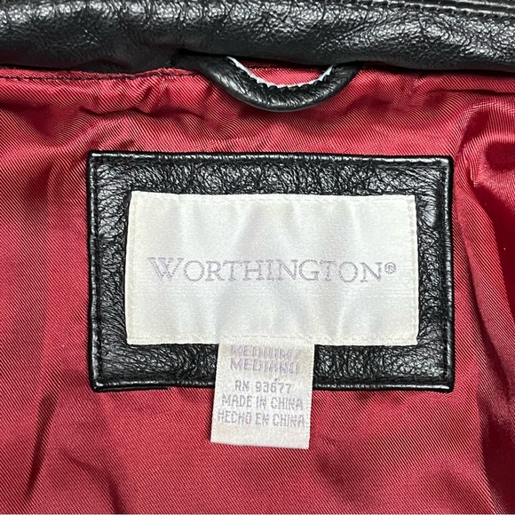 Worthington leather jacket. - Picture 9 of 11